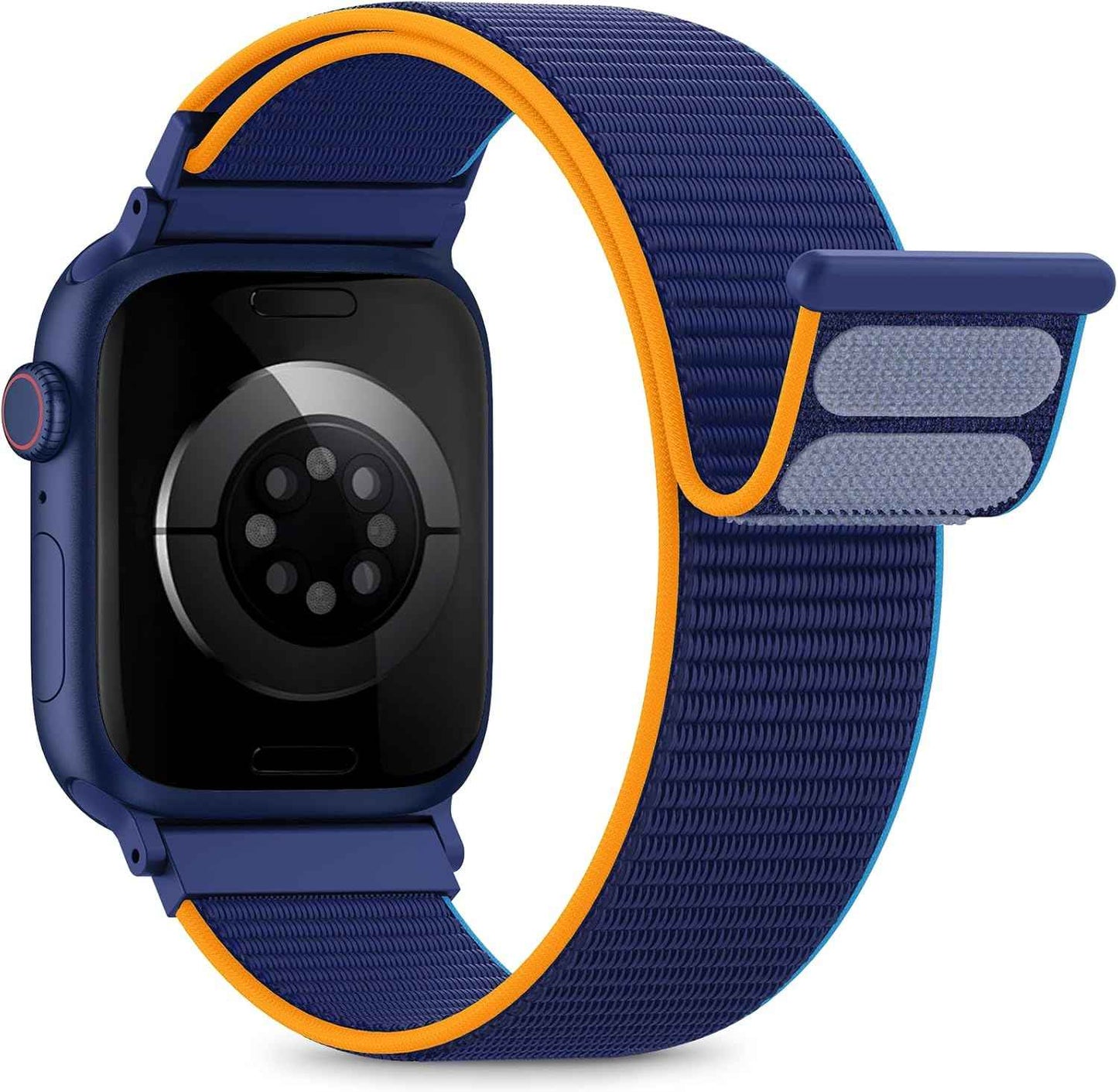 Nylon Loop Sport Band Compatible with Apple Watch Bands 44mm 45mm 46mm 49mm 42mm for Women Men, iWatch Wrist Straps for Ultra 3 2, Se, Series 11 10 9 8 7, Breathable, Soft Band Ideal for Outdoor