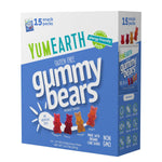 yumearth organic gummy bears fruity snack packs gluten free allergy friendly non gmo 10.5 oz pack of 15