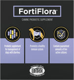 Purina Pro Plan Veterinary Supplements FortiFlora Daily Probiotics for Dogs, 30 count, supports digestive gut health and diarrhea relief