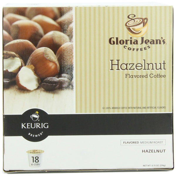 Gloria Jean's Coffees Butter Toffee Single-Serve Keurig K-Cup Pods Medium Roast Coffee 24 Count