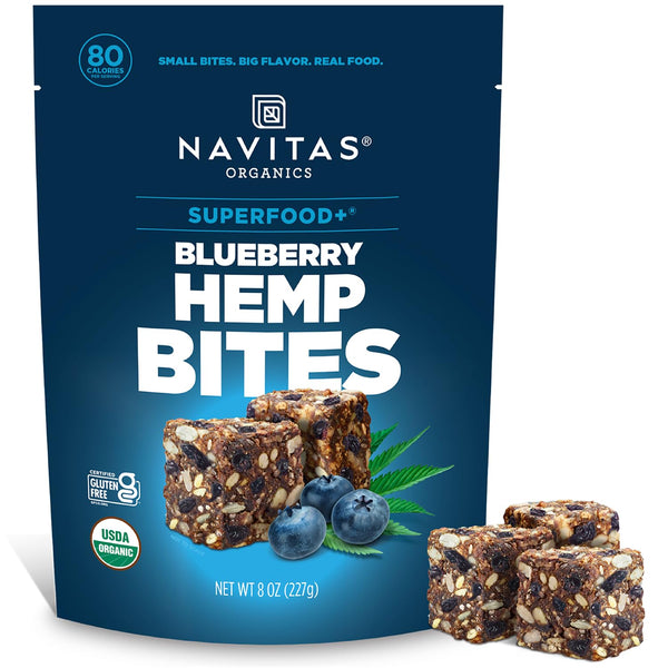 Navitas Organics Cacao Goji Superfood+ BITES are all natural plant-based power snacks with clean energy and nutrition.