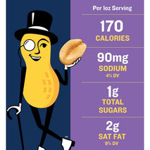 PLANTERS Salted Mixed Nuts, 6g Plant-Based Protein, 56 oz Canister