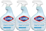 Clorox Free & Clear Multi Surface Cleaner, Spray Bottle, Fragrance Free, 32 Fluid Ounces, Pack of 3