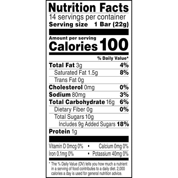 Rice Krispies Crispy Rice Squares, 10.8oz Box, 14 Count, Chocolatey Peanut Butter