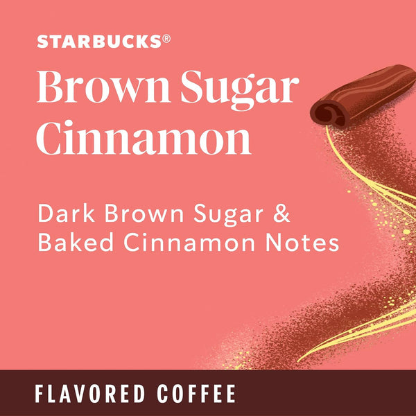 Starbucks Brown Sugar Cinnamon Flavored Coffee K-Cup Pods, 22 Count, Keurig Compatible