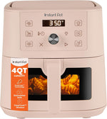 Instant Pot 4Qt Vortex 6-in-1 Mini Air Fryer, Custom Program Options, Air Fry, Broil, Roast, Dehydrate, Bake, Reheat, Black, 4 Quarts