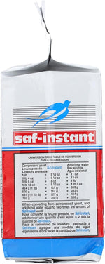 Saf Instant Yeast 1 Pound Pouch, top-selling yeast for baking, fast acting, long lasting, vacuum-packed
