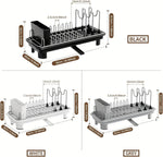 Compact Dish Drying Rack for Countertops, Small-Sized for Dorms and RVs