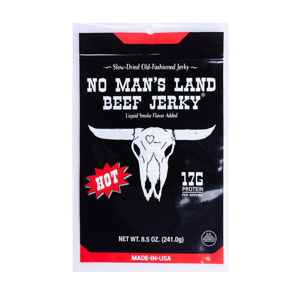 No Man's Land Hand-Cut Steak Beef Jerky Made in Oklahoma
