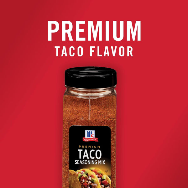McCormick Taco Seasoning Mix, 24 oz, Premium, No MSG, No Artificial Flavors, For Tacos, Nachos, Fajitas