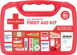 BAND-AID Brand Travel Ready Portable Emergency First Aid Kit, Minor Wound Care, Perfect for Home, Car, Camping, Travel & Outdoor Essentials, Supplies Include Bandages, Neosporin & Tylenol, 80 Piece