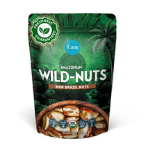 100% Wild-Grown Organic Brazil Nuts with High Selenium Content 7oz Pouch Non-GMO Snack