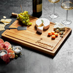 Personalized bamboo cutting board with custom engraving