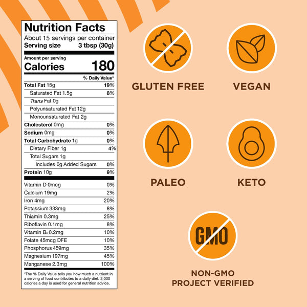 Manitoba Harvest Hemp Hearts, Shelled Hemp Seeds - 16oz - 10g Plant Protein & 12g Omega 3 & 6 per 30g serving - Easy to Digest with 9 Amino Acids - Gluten Free, Non-GMO Project Verified