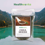 Healthworks Superfoods Raw Chia Seeds - 96 Oz / 6 Lbs - Premium & All-Natural - Contains Omega 3, Fiber & Protein - Great with Shakes, Smoothies & Oatmeal