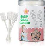 Baby VUXHUAR Tongue Cleaner, 48-Count, Soft Disposable Oral Care Gauze Swabs for 0-36 Months Newborns