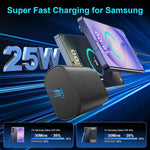 Super Fast Charger Type C, 25W USB C Wall Charger Fast Charging for Samsung Galaxy S26 Ultra/S26/S26+/S25 Ultra/S25/24 Ultra/S24/S23 Ultra/S22 Ultra with 10FT Long Android Type C Charger Cable 2Pack