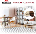 Felt Furniture Pads X-PROTECTOR 133 PCS Premium Furniture Pads - Felt Pads Furniture Feet Best Wood Floor Protectors - Protect Your Hardwood & Laminate Flooring! Brown and Beige