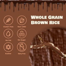 Dark Chocolate Rice Cakes, Kosher Certified, Dairy Free, Gluten Free Snack Pack Of 3