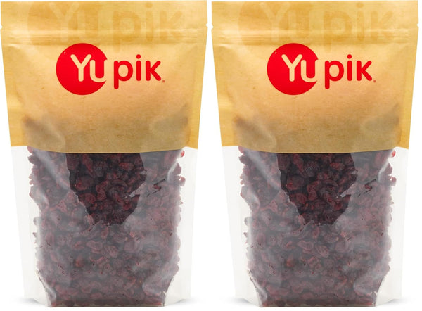 Yupik Dried Cranberries, 2.2 lb, Dried Whole Fruits, Fruity & Tart, Plump & Chewy