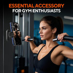 Magnetic Phone Holder for Gym with 360° Adjustable Base Mount
