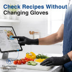 Schneider Vinyl Synthetic Exam Gloves, 4 Mil, Latex Free Disposable Gloves for Medical, Cooking, Cleaning, and Food Prep
