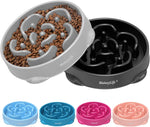 MateeyLife slow feeder dog bowls, 2PCS, anti-choking puzzle dog food bowls, anti-slip interactive feeding slow down eating for medium breeds