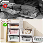 5 pack closet organizers storage box for wardrobe cupboard kitchen bathroom office