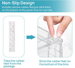 Vtopmart Clear Stackable Storage Drawers for Kitchen and Bathroom Organization