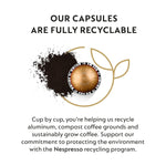 Nespresso Vertuo Melozio Decaffeinato 30-count medium roast coffee pods, 7.8 oz brew, recyclable