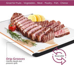 Extra Large Plastic Cutting Board for Kitchen Use, 18 x 12 Inch, Dishwasher Safe