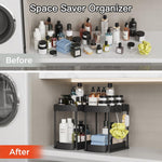 Ukeetap Multi-Purpose Pull-Out Storage Organizers for Bathroom and Kitchen