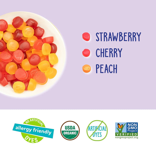 YumEarth Organic Fruit Snacks (Pack of 35) - 0.7 Ounce Snack Packs, Allergy Friendly, Gluten Free, Non-GMO, Dye Free