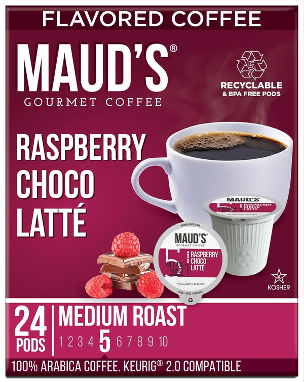 Maud's Original Coffee Pods Variety Pack, 80-count, 9 Assorted Roasts, Compatible with Keurig K Cups Maker