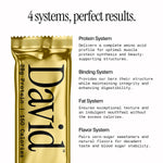 David High Protein Bars - 12 Pack - Blueberry Pie Flavor - Gluten Free - 28g Protein - 150 Calories