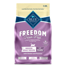 Blue Buffalo Freedom Grain-Free Adult Dry Cat Food 5-lb Bag, Complete Indoor Cat Nutrition with Chicken Recipe