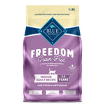 Blue Buffalo Freedom Grain-Free Adult Dry Cat Food, Complete & Balanced Nutrition for Indoor Cats, Made with Natural Ingredients, Chicken Recipe, 5-lb. Bag
