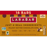 Larabar Peanut Butter Chocolate Chip Bars, 18 Count, 28.8 oz, Gluten Free and Vegan