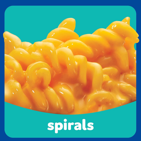 Kraft Spirals Mac and Cheese, 1 Box, Original Flavor, No Artificial Flavors, Preservatives or Dyes, 5.5 oz