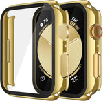 Misxi tempered glass case for Apple Watch Series 7 (2021) 46mm and Series 6 watch