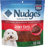 Blue Buffalo Nudges Jerky Cuts Dog, Made in the USA with Natural Ingredients