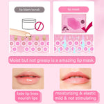 20 pairs lip mask and eye mask set for skincare, bridesmaid gifts, and party favors