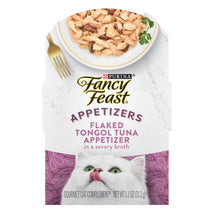 Purina grain free flaked tuna cat food topper in 1.1 oz trays, pack of 10