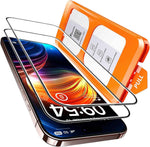 TOCOL for iPhone 17 Screen Protector 6.3 inch 9H Hardness Military Grade Shatterproof HD Tempered Glass for Full Coverage Protection 2 Pack
