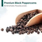 Soeos Himalayan Pink Salt Coarse Grain Kosher Salt Refill with Whole Black Peppercorns Non-GMO Verified Spice Seasoning Set