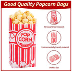 VOISEN Paper Popcorn Bags, 200 Pack, 1oz Individual Servings for Popcorn Machines