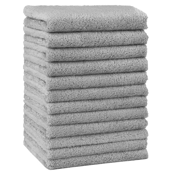 homexcel microfiber coral fleece baby washcloths 24 pack 7x9 inch