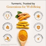 USDA Organic Turmeric Powder - Non-GMO, Kosher, Lab Tested - Chef Jar, Sustainably Grown, 18 oz, HQOExpress, Legacy Brand Since 1977