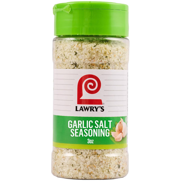 Lawry's Coarse Ground Parsley Garlic Salt with No MSG, 6 oz, Enhances Chicken, Steaks and Vegetables