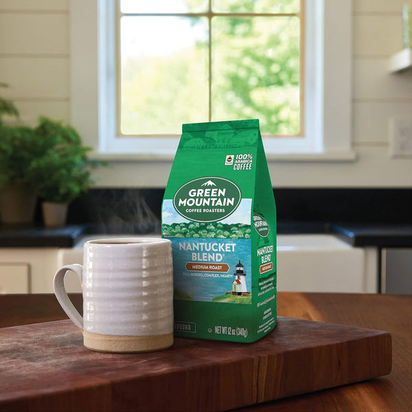 Green Mountain Coffee Roasters Nantucket Blend Fair Trade Certified Ground Coffee 12oz Medium Roast